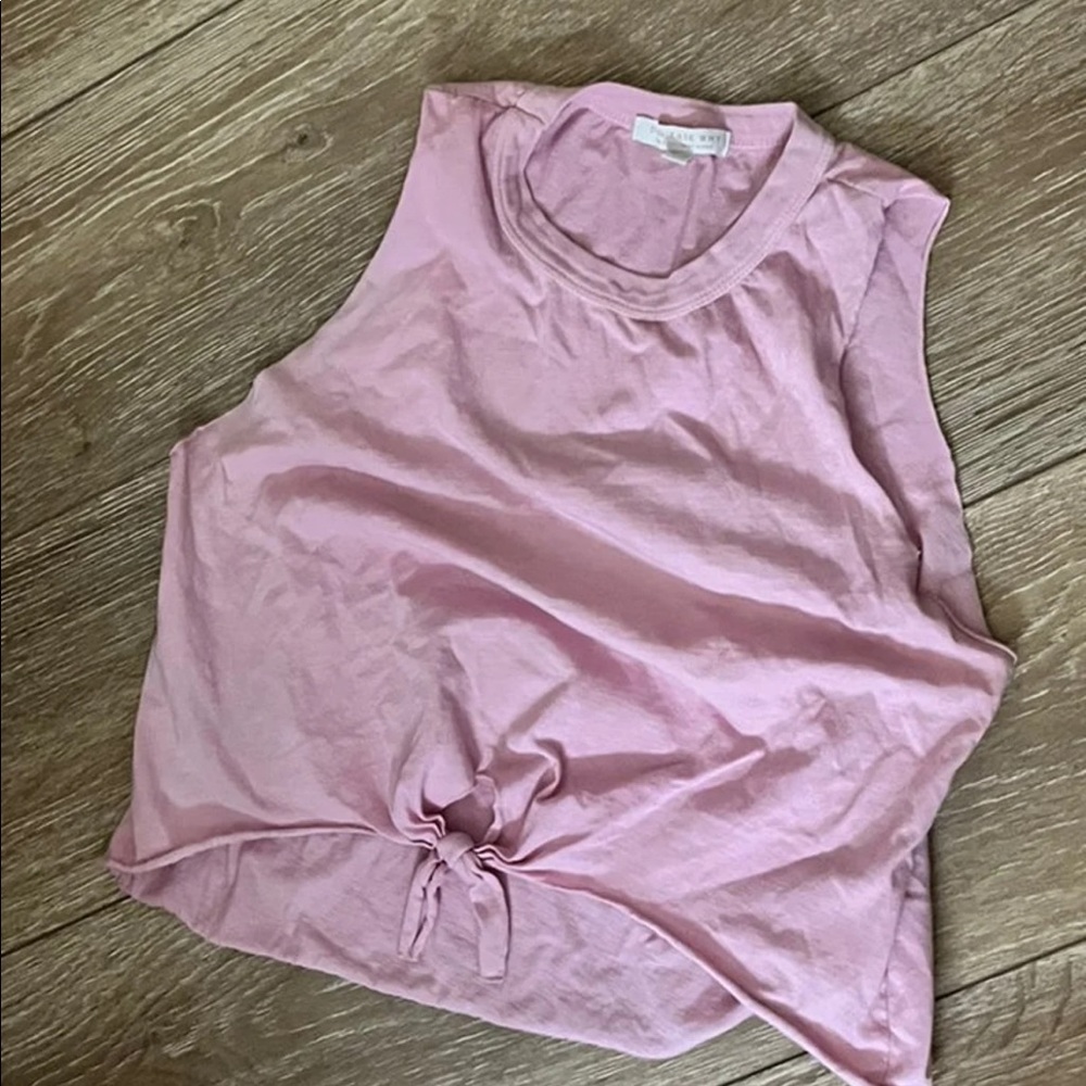 Pink crop top
